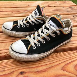 Converse All Stars Size 8 Rainbow Rim 🌈